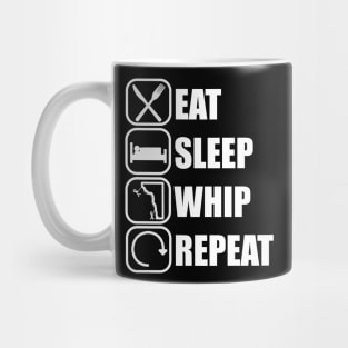 Eat Sleep Whip Repeat - Climber climbing Mug